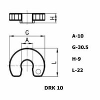 Ключ для демонтажа трубки DRK 10