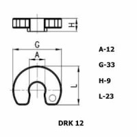 Ключ для демонтажа трубки DRK 12
