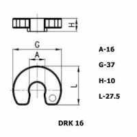 Ключ для демонтажа трубки DRK 16