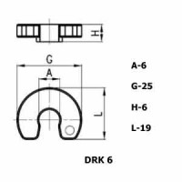 Ключ для демонтажа трубки DRK 6